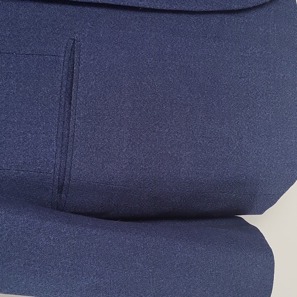 Harry Brown London Navy Slim Fit Blazer 46S - Fox Print Lining - Picture 7 of 13